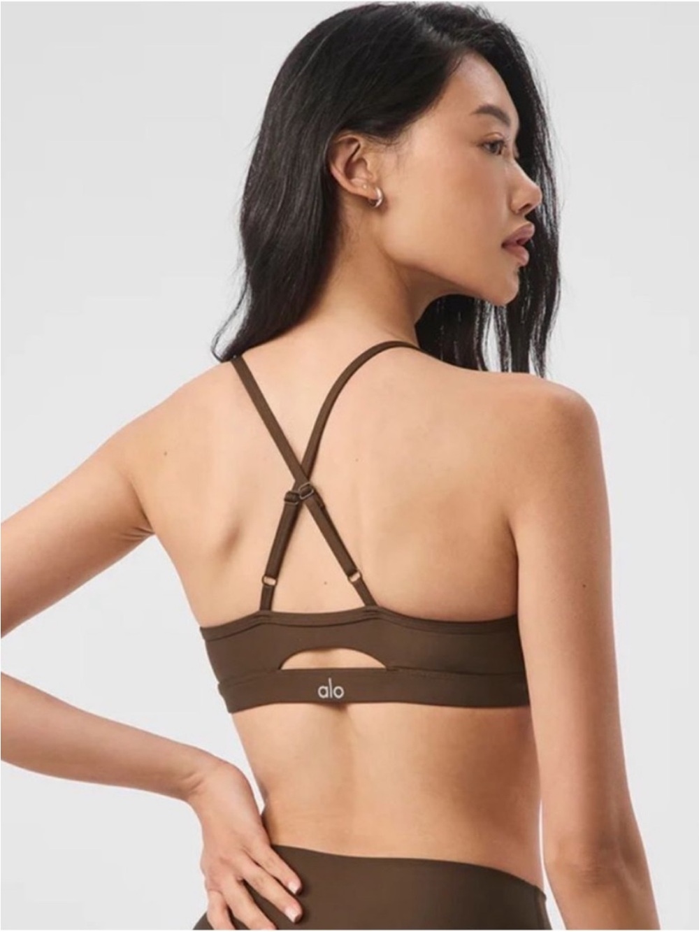 Alo Women’s Espresso Airlift Sports Bra